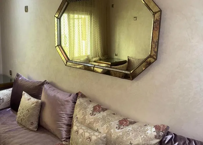 Spacious Appartment In The Heart Of Tangier With 2 Living Rooms, 2 Bedrooms King Size Beds, 2 Baths, 2 Patios